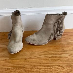 Seychelles Fringe Booties